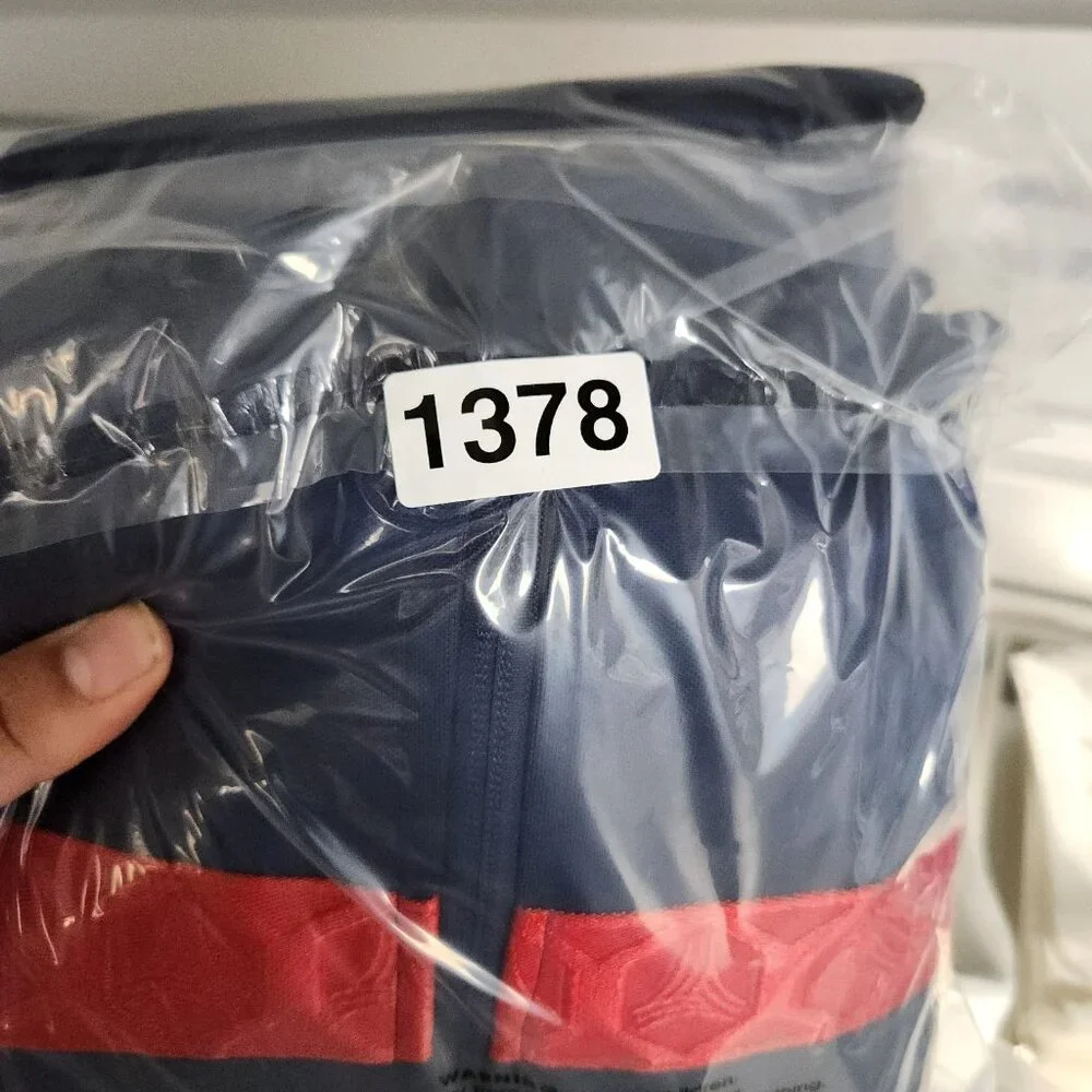 Men's Adidas Club Jacket Size XL Blue Polyester Track Soccer Jacket - Picture 11 of 11